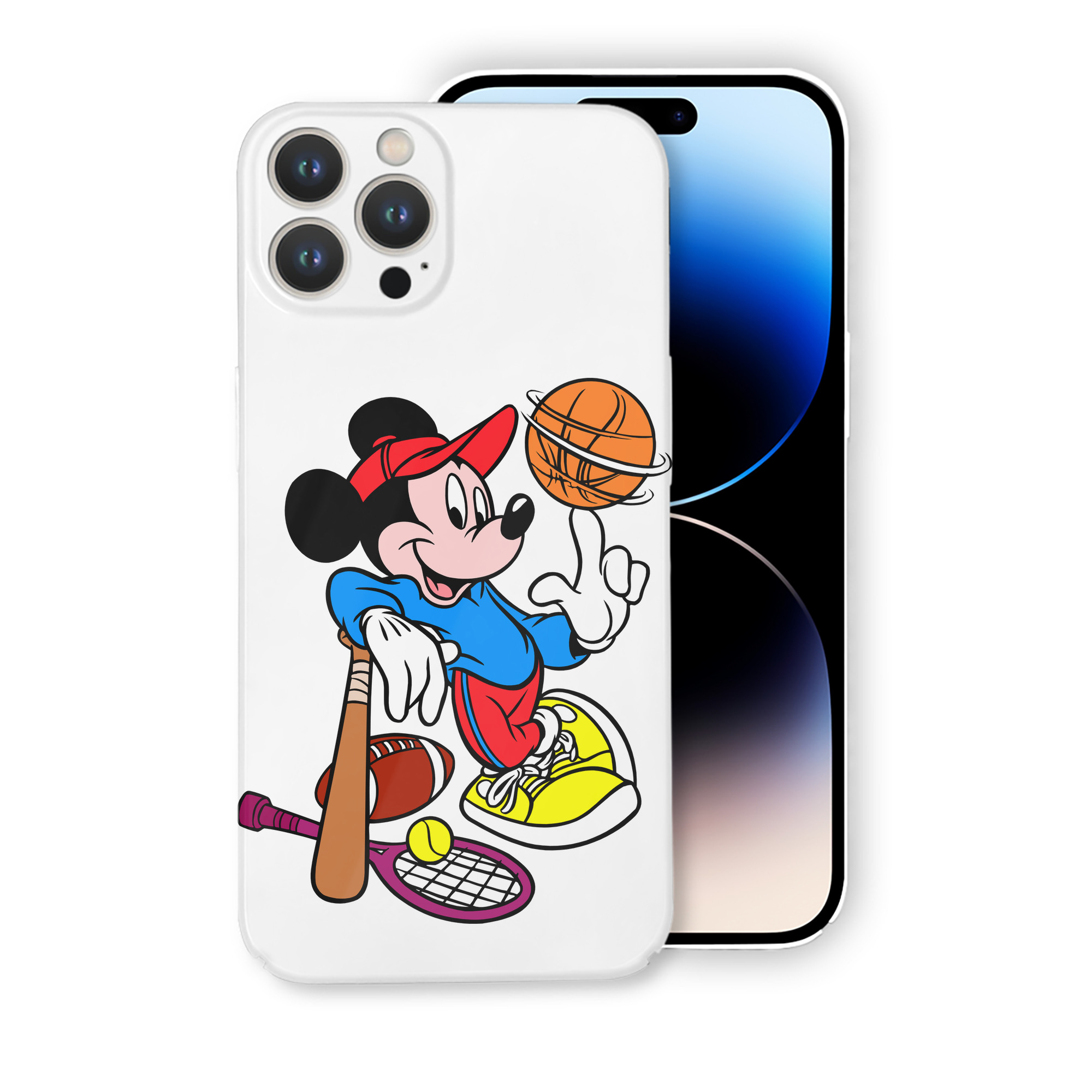 （画像用） ミッキーマウス Mickey Mouse 【iPhone 14シリーズ対応】ハードケース